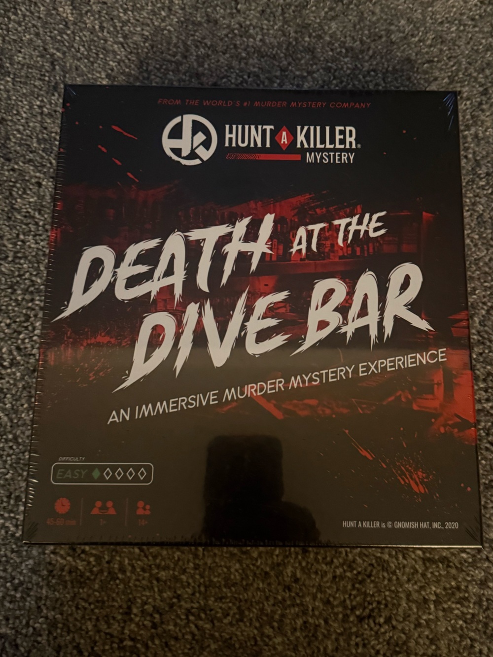 Deathly at the Dive Bar Mystery Game - Black/Red